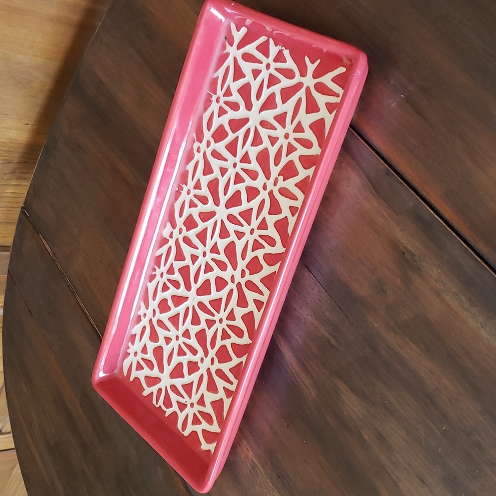 Decorative Textured Ceramic Tray